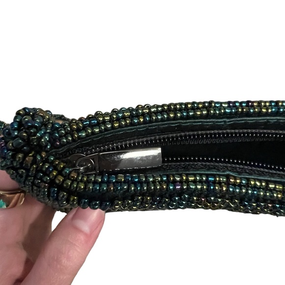 Vintage Beaded University of Florida Fighting Gator Logo Crossbody Purse - Picture 3 of 5